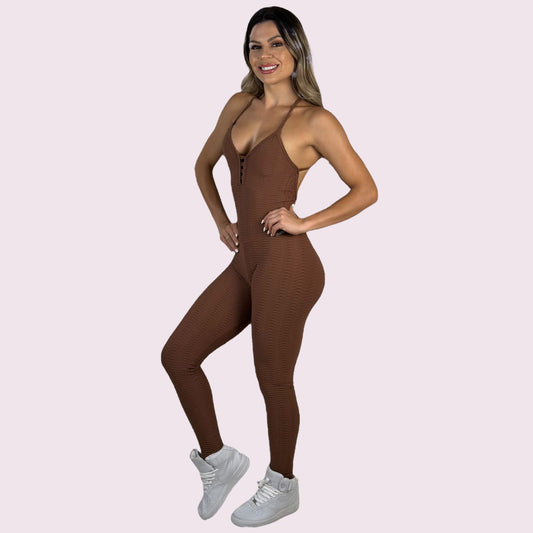 Macacão Alice Comprido Access Coffee