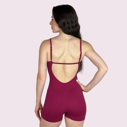 Macacão Elena Suplex Hibisco com Shallow