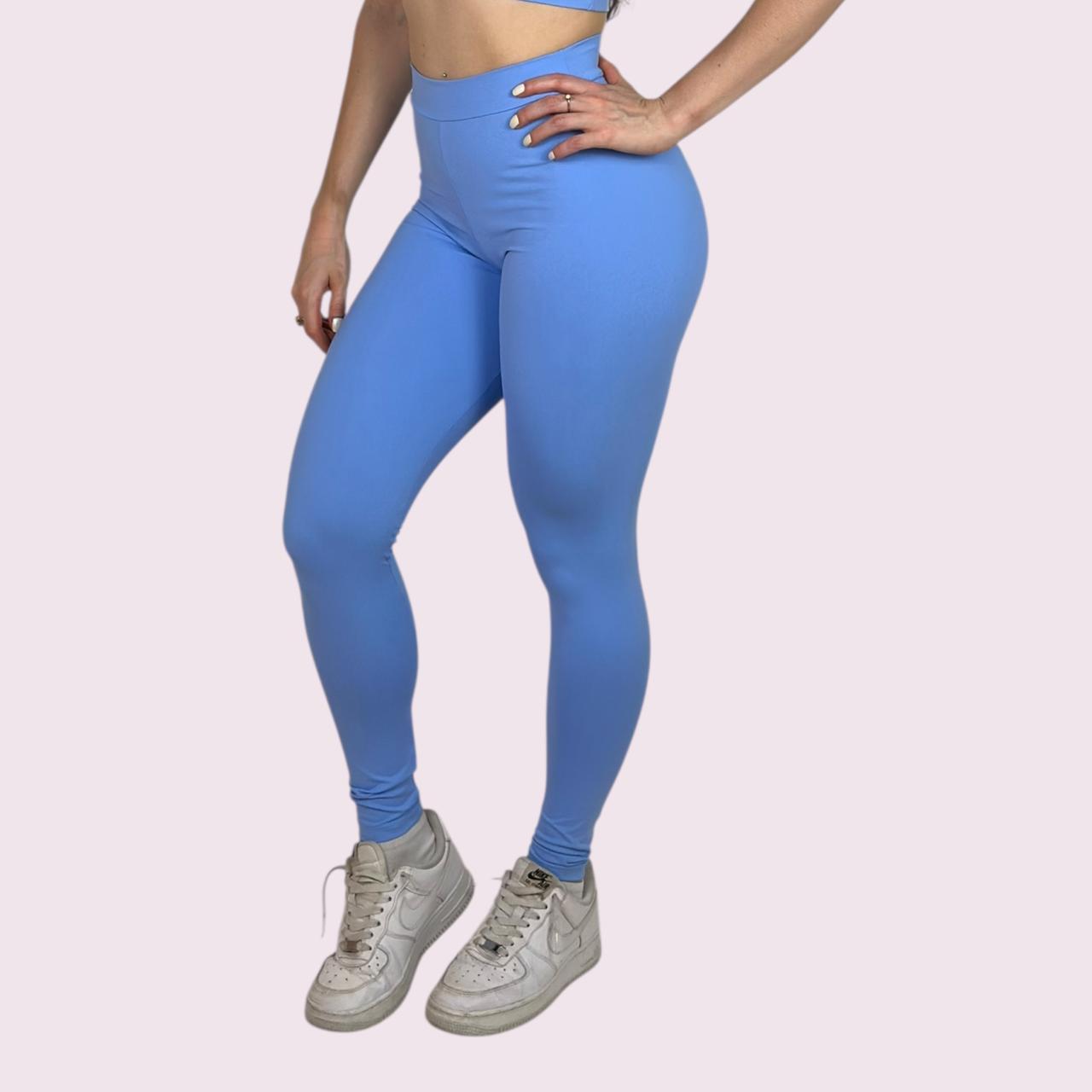 Legging Elastic Suplex Azul Candy